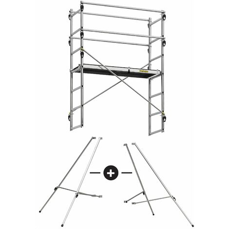 KIT rÃ©hausse pour Ã©chafaudage TEK'UP ou QUAD UP EVOLUTION, pour travail jusqu'Ã  6m70