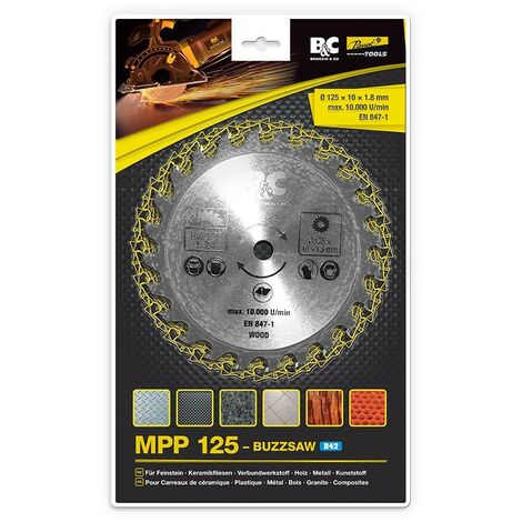 Lame de rechange pour scie circulaire professionnelle BUZZSAW D42