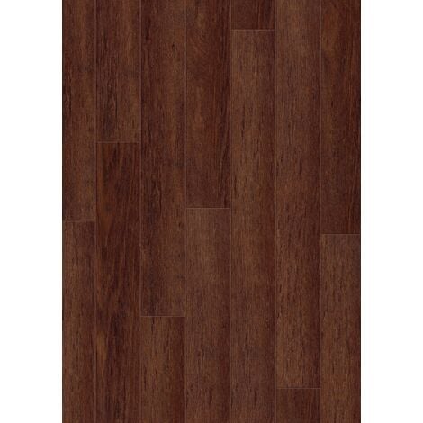 Lames de sol PVC adhésives -Boite de 16 lames vinyle auto-adhésives - 2,2 m² - Natural 6' Merbau Exotic - Gerflor