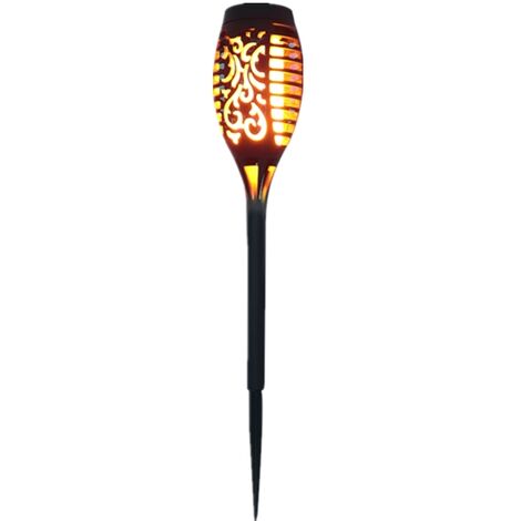 Lampe solaire 12 LED 54cm Décor de jardin extérieur à lumière vacillante