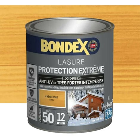 Lasure BONDEX Protection Extrême 12 ans Chêne doré 1 L