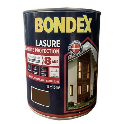 Lasure BONDEX Très Haute Protection 8 ans Polyuréthane Chêne rustique