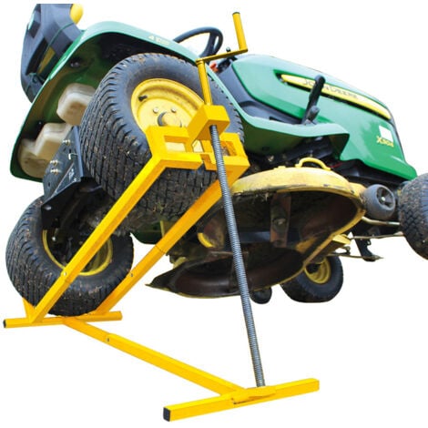 Leve tracteur Tondeuse Supporte 400 kg max Jaune