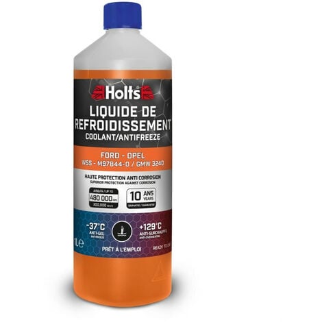 Liquide de Refroidissement - HOLTS - HAFR0009B - Dédié Ford / Opel WSS - M97B44-D / GMW 3240 1L
