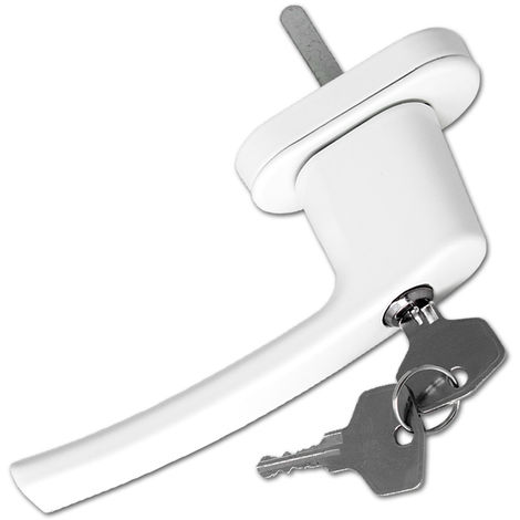 Lot de 2 poignées de fenêtre Verouillable en position inclinée et fermée