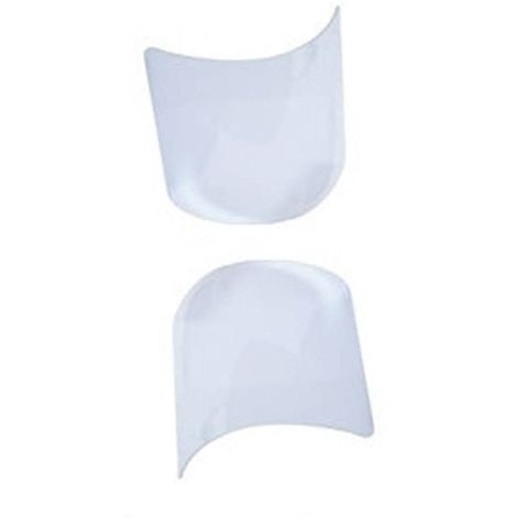 Lot de 2 Visières pour Masque de Protection Cagoule de Sablage