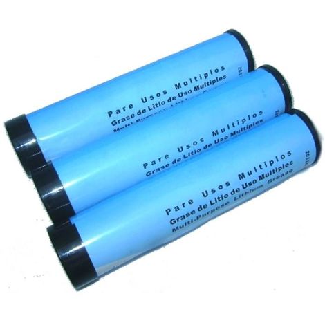 Lot de 3 Cartouches de Graisse Recharges 85gr pour Pompe à Graisse de 200cc
