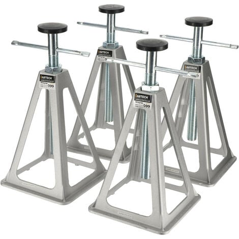 Lot de 4 Chandelles aluminum pour caravane Capacité 900 Kg par chandelle