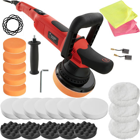 Lustreuse Polisseuse Rectifieuse Excentrique avec 24 Accessoires 810 W