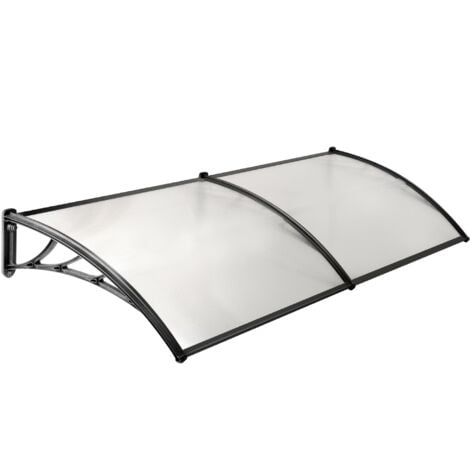 Marquise en polycarbonate 2 panneaux WERKA PRO 80 x 240 cm