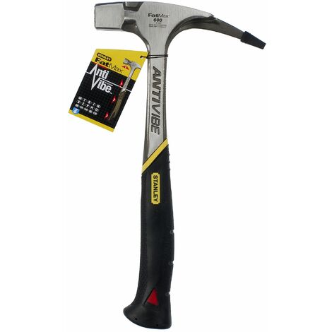 Marteau Arrache-Clous ANTIVIBE - Charpentier, tête 600 gr - FATMAX - STANLEY, 1-51-937