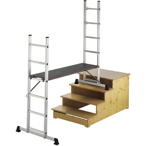 MAXCRAFT Plate-forme Mobile Aluminium / Échafaudage Multifonction