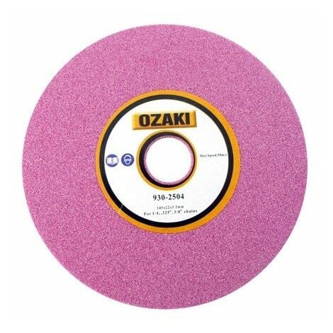 Meule d'affûtage OZAKI Épaisseur 3 mm diamètre extérieur 145 mm Alésage 22,2 mm