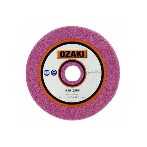 Meule d'affûtage OZAKI Épaisseur 4,7 mm diamètre extérieur 100 mm Alésage 16 mm