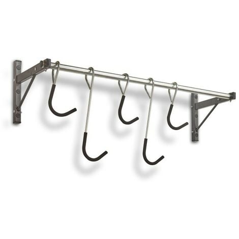 Mottez support 5 vélos coulissant mural m045c