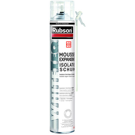 Mousse expansive thermique/phonique WHITE TEC aérosol-500ml