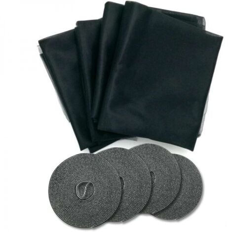 Moustiquaire fenêtre velcro x 4