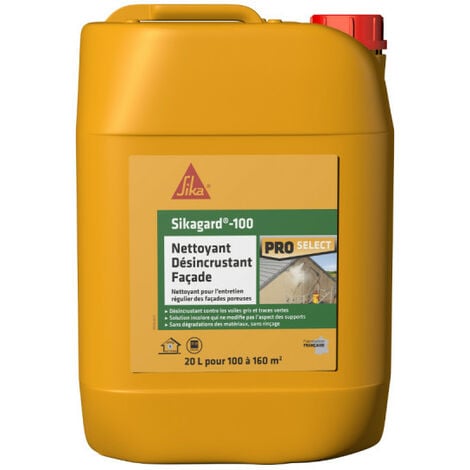 Nettoyant désincrustant façade SIKA Sikagard-100 - 20L