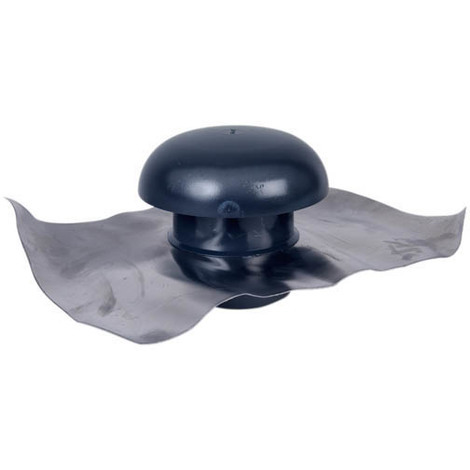 NICOLL Chapeau de ventilation ardoise col étanche 45x33 Ø125