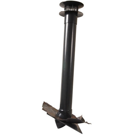 NICOLL Extracteur statique gris collerette étanche 45x50