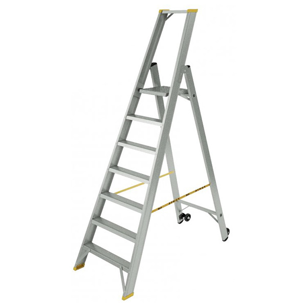 ESCABEAU EN ALUMINIUM AVEC PLATEFORME