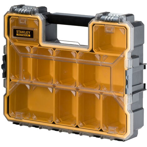 Organiseur FATMAX profond à 10 compartiments avec loquet en metal 1-97-518 - Stanley