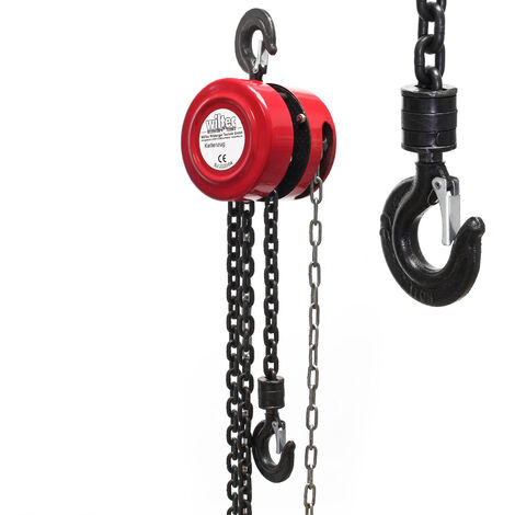Palan à chaîne 1t Longueur de chaîne 3m Levage simple de charges Sylviculture Industrie Atelier