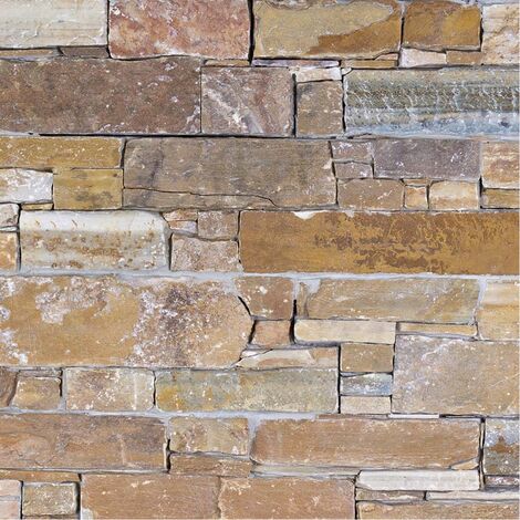 Parement Quartzite Bormio Giallo ép.3/4cm - Vendu par lot de 0.341 m²