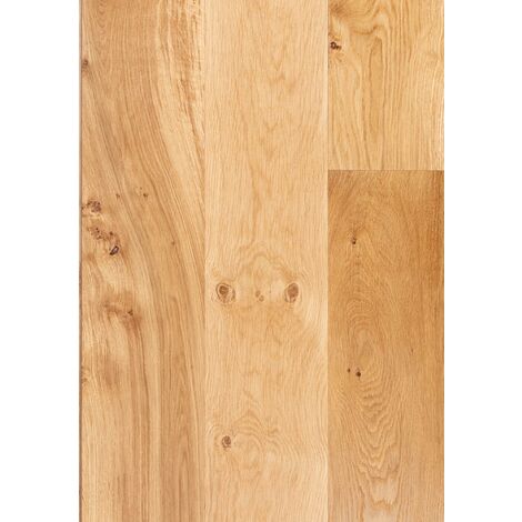 Parquet 100% Chêne  - Couronne Classique- Verni - larg. 18 cm