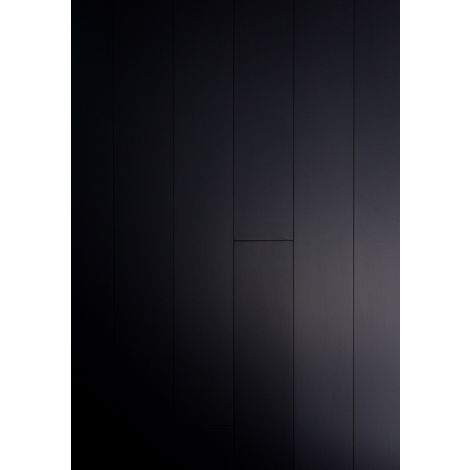 Parquet Massif Bambou Haute Pression - Noir - Compatible Pièces Humides - larg. 13 cm