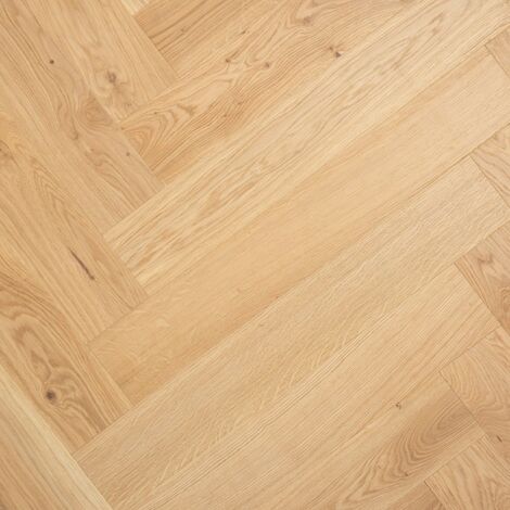 Parquet Massif Chêne Bâton Rompu - Chatillon Clair - Verni - larg. 11 cm