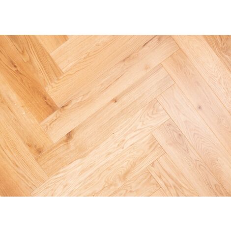 Parquet Massif Chêne Bâton Rompu - Chatillon Naturel - Verni - larg. 11 cm