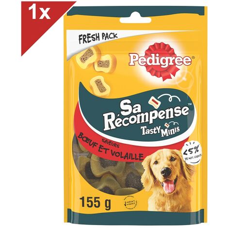 PEDIGREE Sa Récompense Friandises saveurs boeuf et volaille pour chien 155g