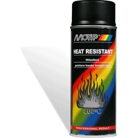 Peinture haute temperature Noir - 400ml - MOTIP