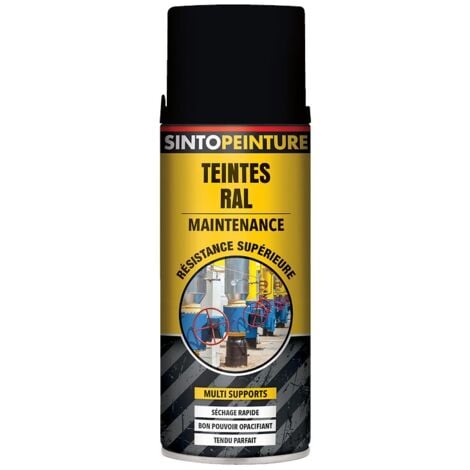 Peinture multi supports Sintopeinture Pro gris anthracite RAL 7016 brillant aérosol de 400 ml - Sinto