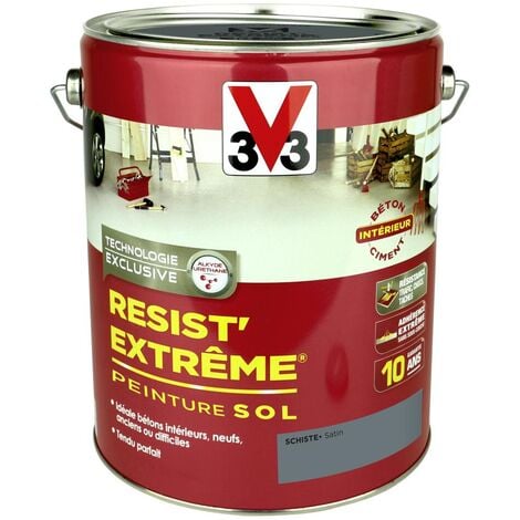 Peinture sols garages Résist'extrême® V33 Schiste 5L