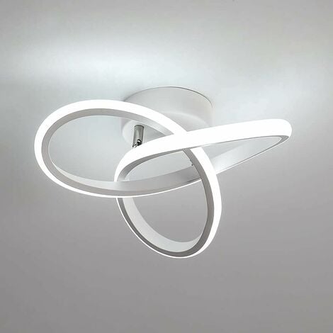 Plafonnier LED Moderne, 22W Lampe de Plafond, Plafonnier LED Design en Forme de Fleur pour Chambre Cuisine Salon Couloir Salle à Manger Balcon (Lumière Blanc Froid 6500K)