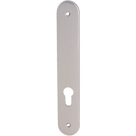 Plaque borgne MORGAN clé I nickelé - HERACLES - B-MORGA-SN09