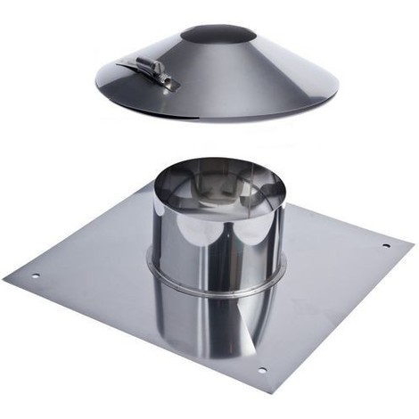 Plaque d’étancheité haute avec collet ø 80