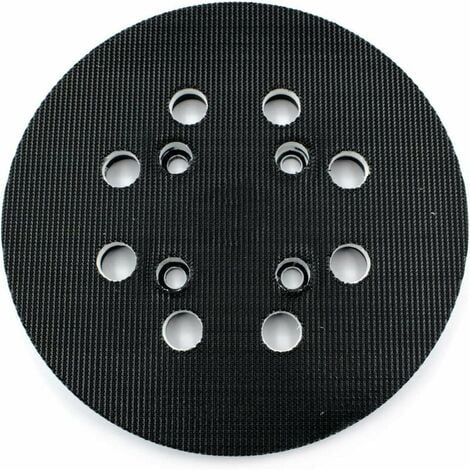 Plateau de ponçage pour Bosch (Ø 125 mm, dureté moyenne avec système accessoires pour ponceuse excentrique PEX 300/400 AE / 4000 AE / Advanced Orbit 18