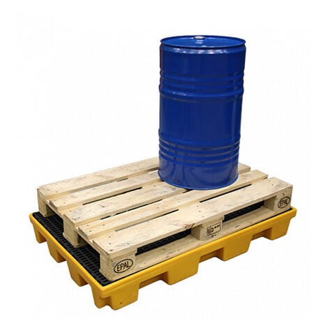 Plateforme de rétention 120 litres spéciale palette - Charge max 1100 kg - PFRP120/150006F