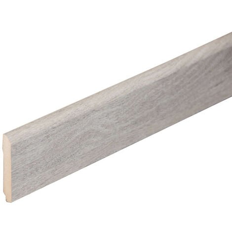 Plinthe MDF 2 m - Chêne Cendré - 70 x 10 mm