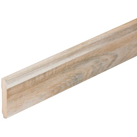 Plinthe MDF 2 m - Chêne Naturel - 100 x 10 mm