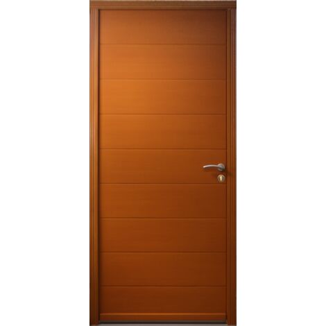 Porte d&39entrée Bois Pleine, Sofo, H,215xl,90 p,gauche Cote Tableau GD MENUISERIES
