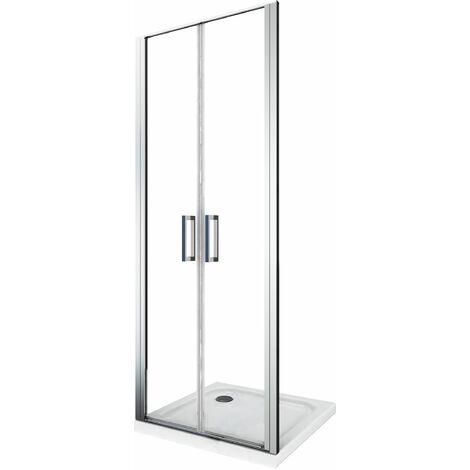 Porte de douche de 6 mm overture à battant  – 64-68 cm