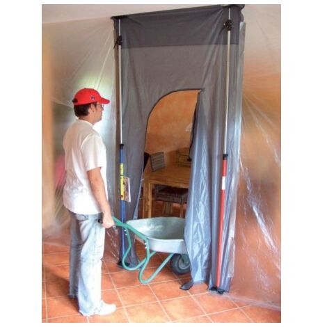 Porte de poussière / 310x130 cm mur avec Velcro