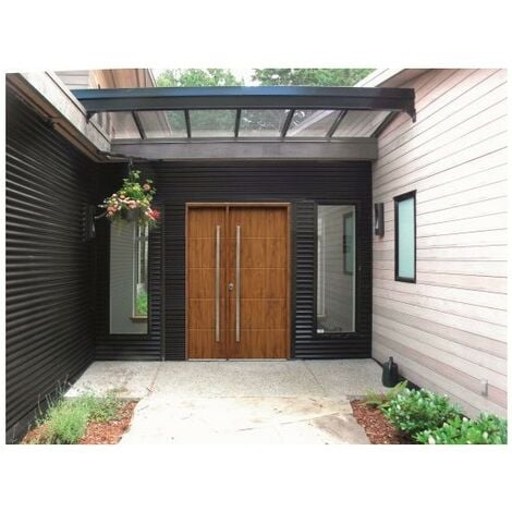 Porte d'entrée double en acier CINTIA embero 142,5220 cm - Poignée et serrure : Avec - Poussant: Droit