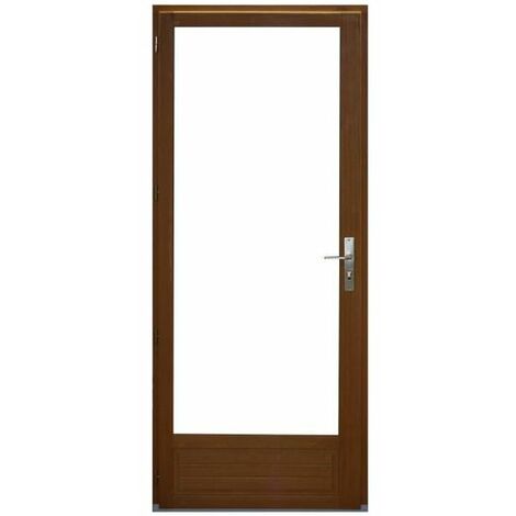 Porte fenêtre Bois 1 Vantail H215 x L 80 Tirant Gauche Côtes Tableau GD MENUISERIES