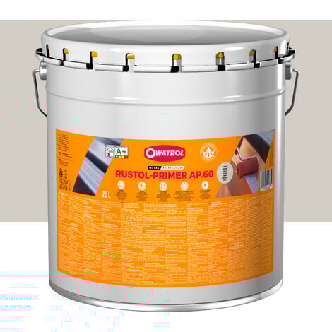 Primaire et finition mat antirouille Owatrol RUSTOL PRIMER AP 60 Gris (ow16) 20 litres