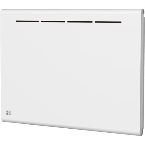 Radiateur électrique fixe à inertie sèche céramique 1000W Bestherm ATLAS horizontal blanc
